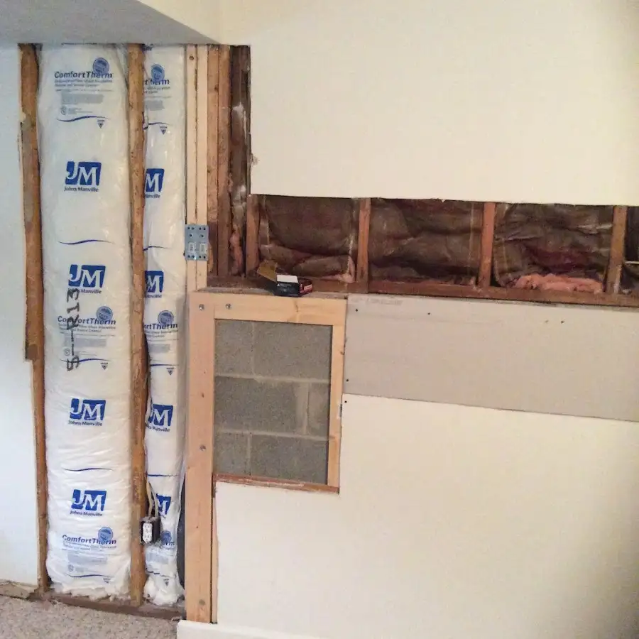 Wall insulation replacement during Structural Drying in Tallahassee